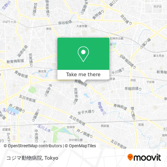 コジマ動物病院 map