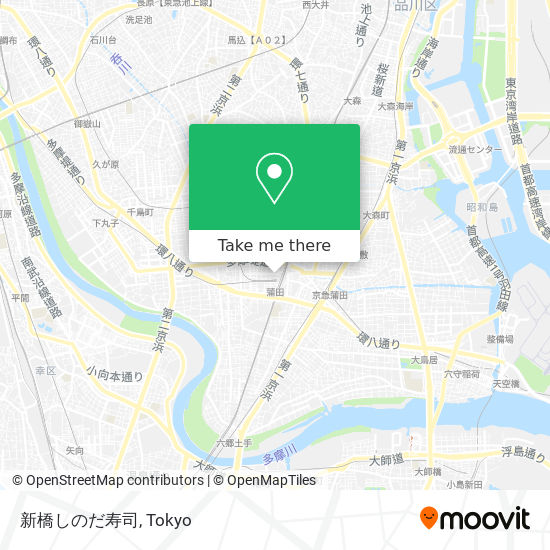 新橋しのだ寿司 map