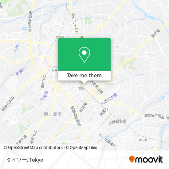 怎樣搭地鐵去鶴ヶ島市的ダイソー Moovit