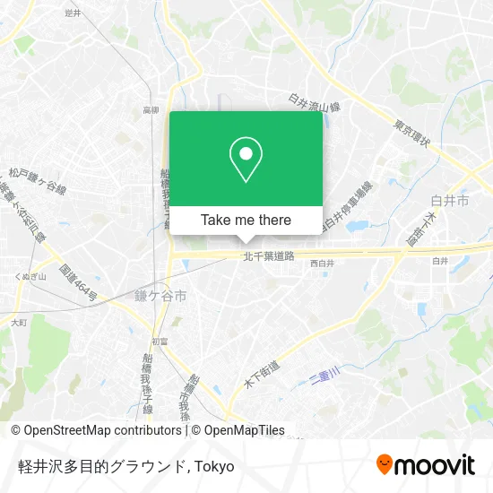 軽井沢多目的グラウンド map