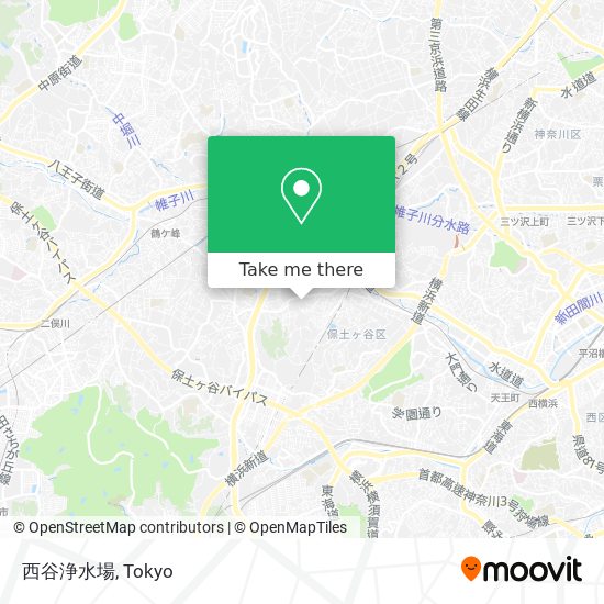 西谷浄水場 map