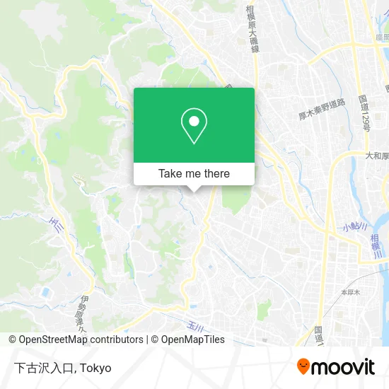 下古沢入口 map