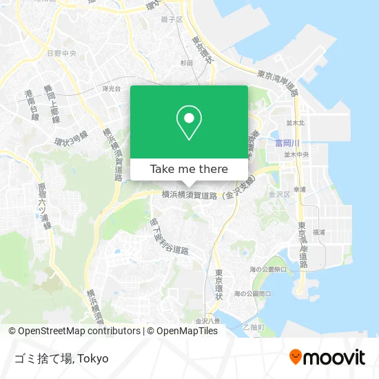 ゴミ捨て場 map