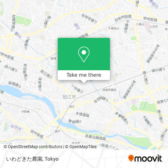 いわどきた農園 map