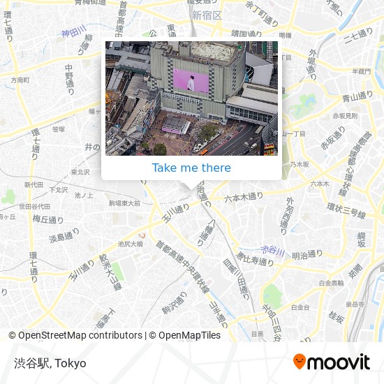 渋谷駅 map