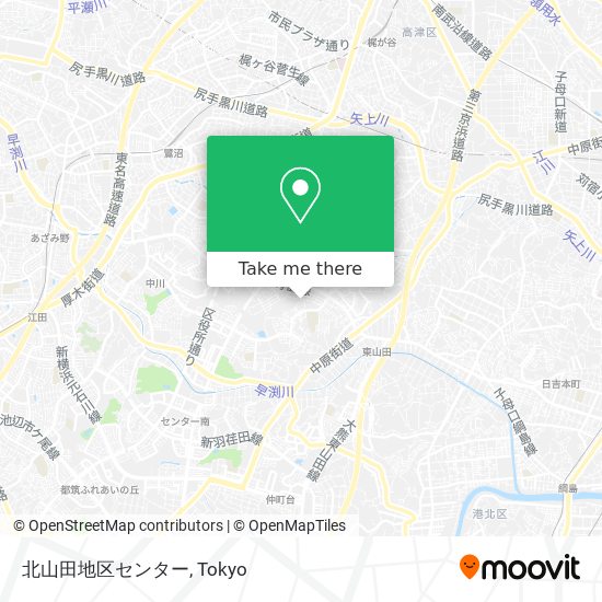 北山田地区センター map