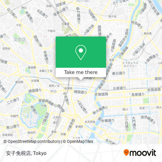 安子免税店 map