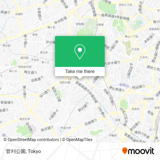 菅刈公園 map