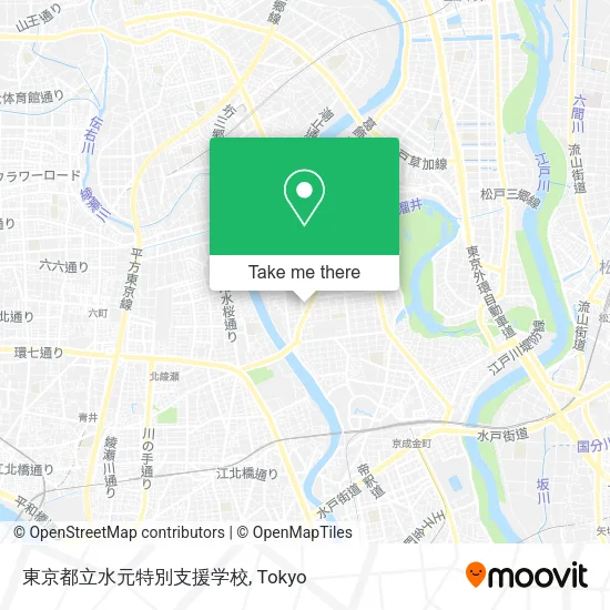 東京都立水元特別支援学校 map
