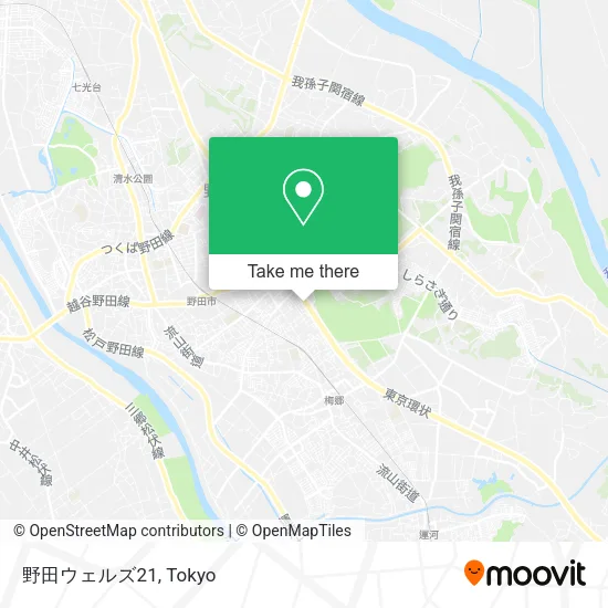 野田ウェルズ21 map