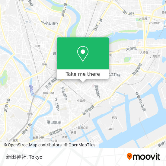 新田神社 map