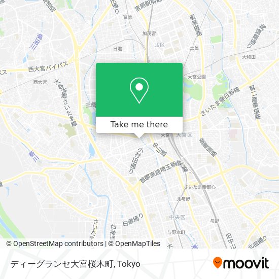 ディーグランセ大宮桜木町 map