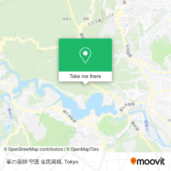 峯の薬師 守護 金毘羅樣 map