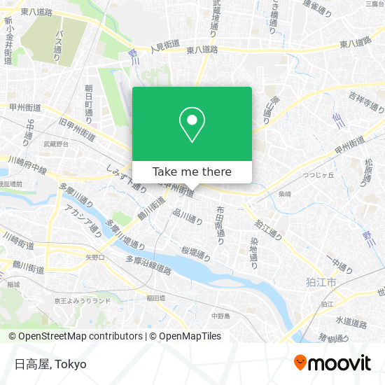 日高屋 map