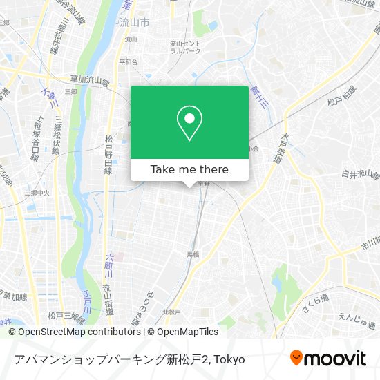 アパマンショップパーキング新松戸2 map