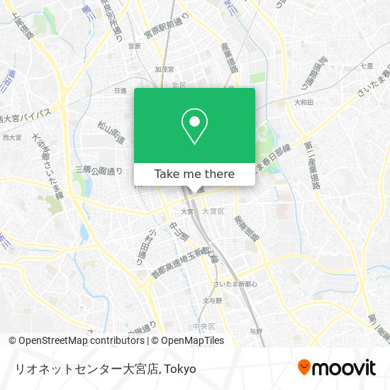 リオネットセンター大宮店 map