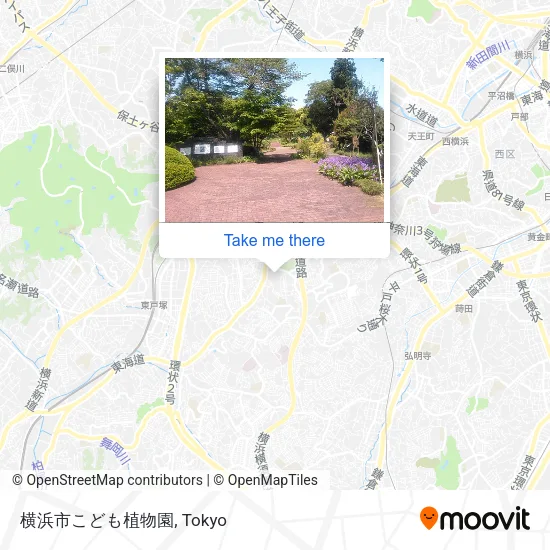 横浜市こども植物園 map