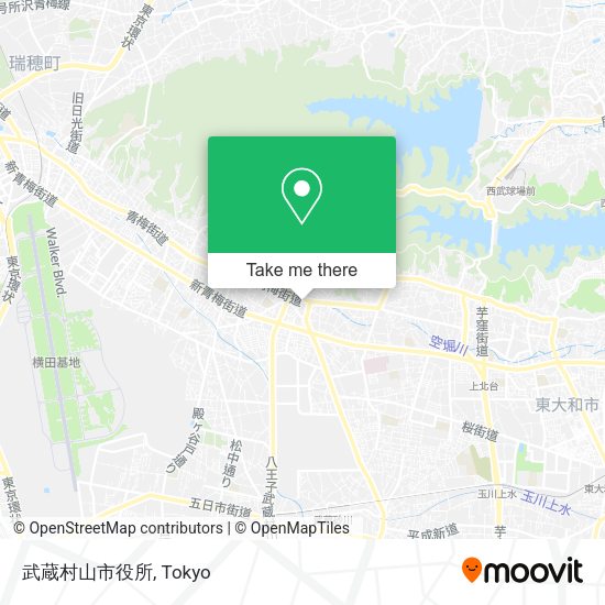 武蔵村山市役所 map