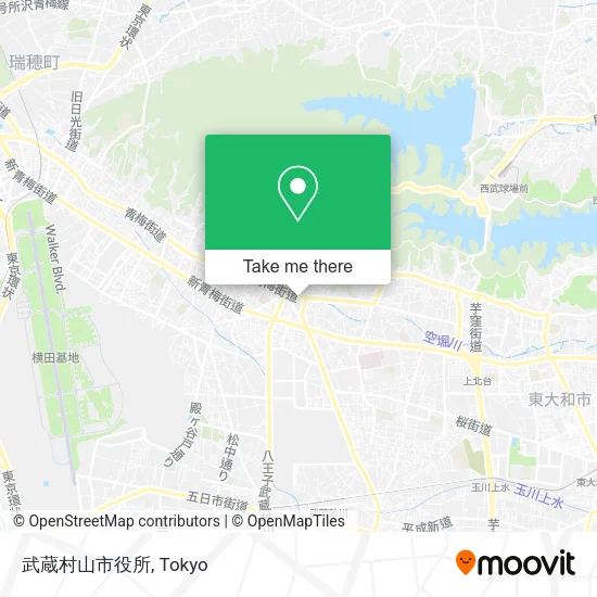 武蔵村山市役所 map