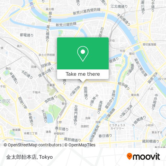 How To Get To 金太郎飴本店 In 荒川区 By Bus