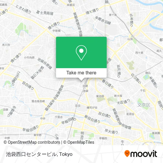 池袋西口センタービル map