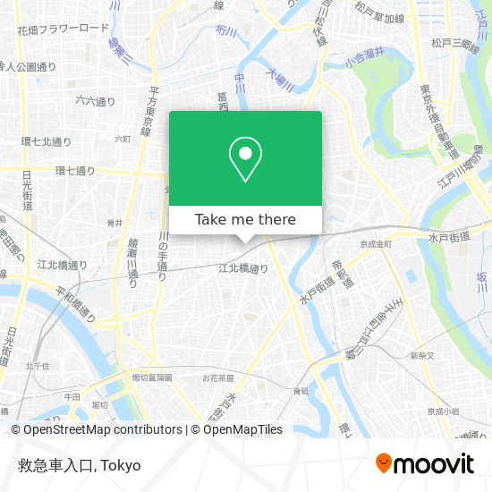 救急車入口 map