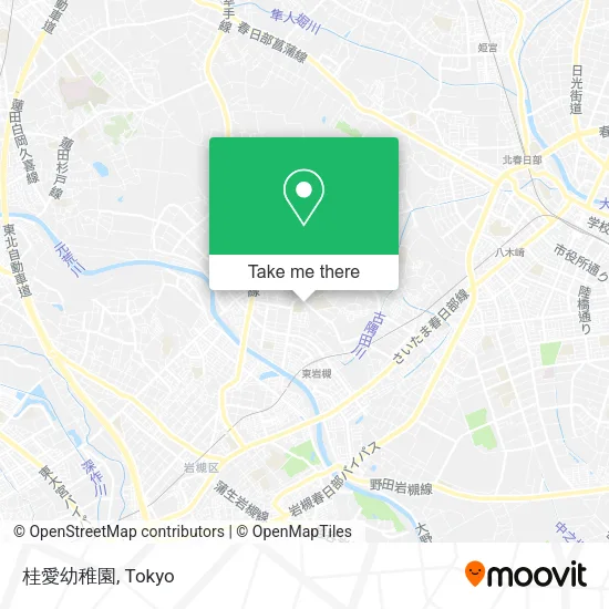 桂愛幼稚園 map