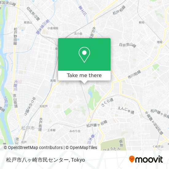 松戸市八ヶ崎市民センター map