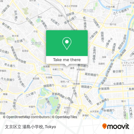 文京区立 湯島小学校 map