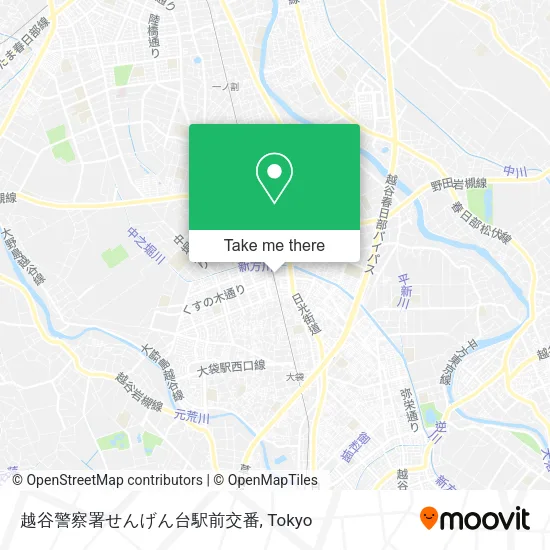 越谷警察署せんげん台駅前交番 map