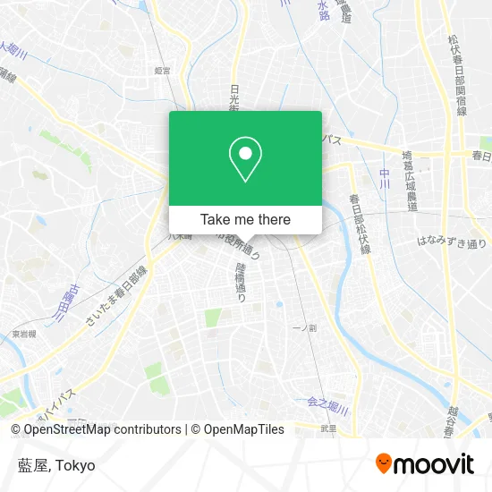 藍屋 map
