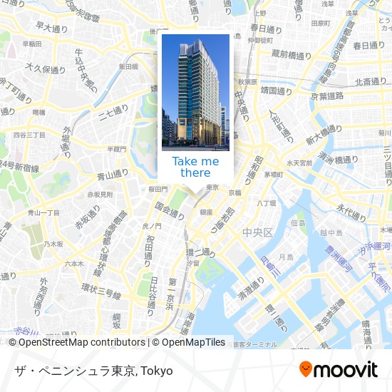 ザ・ペニンシュラ東京 map