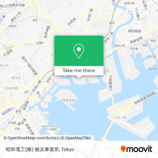 昭和電工(株) 横浜事業所 map