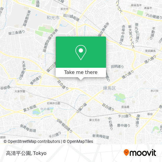 高清平公園 map