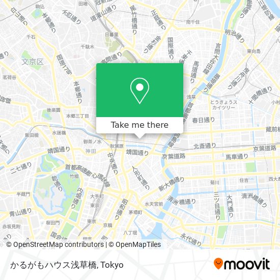 かるがもハウス浅草橋 map