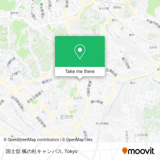 国士舘 楓の杜キャンパス map