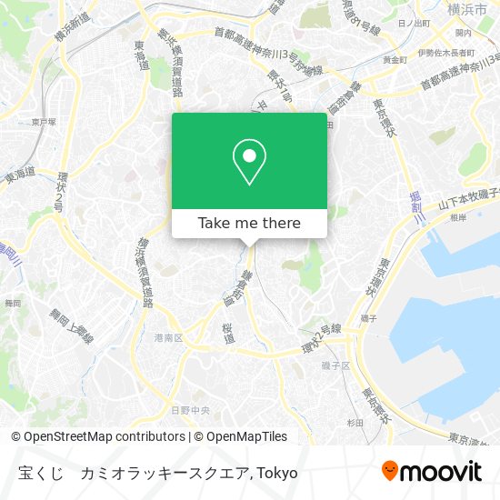 宝くじ　カミオラッキースクエア map