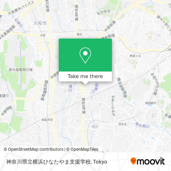 神奈川県立横浜ひなたやま支援学校 map