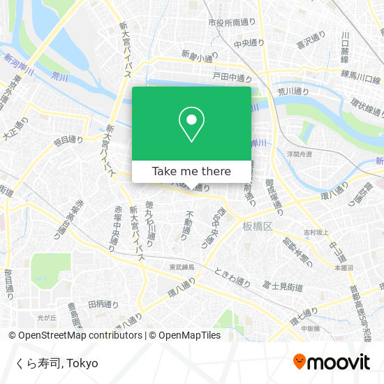 くら寿司 map