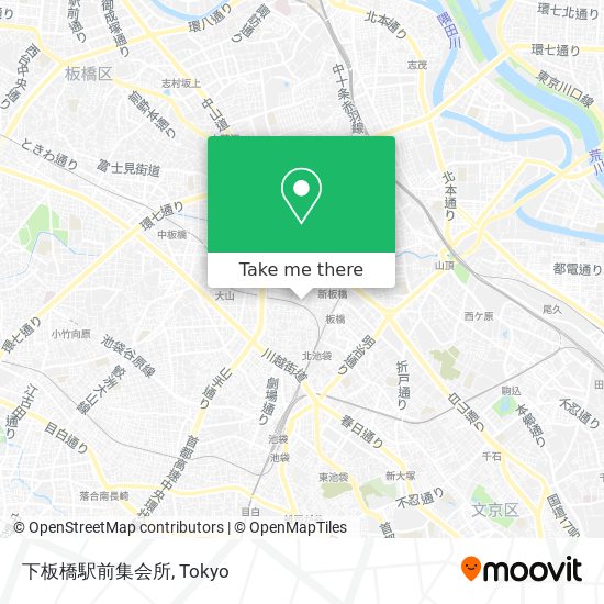下板橋駅前集会所 map