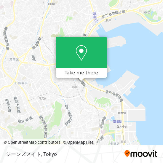 How To Get To ジーンズメイト In 横浜市 By Bus