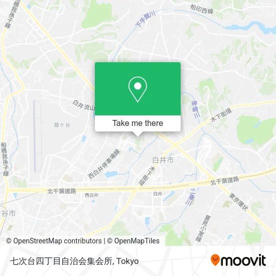 七次台四丁目自治会集会所 map