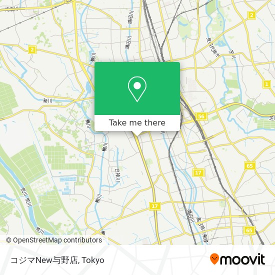 コジマNew与野店 map