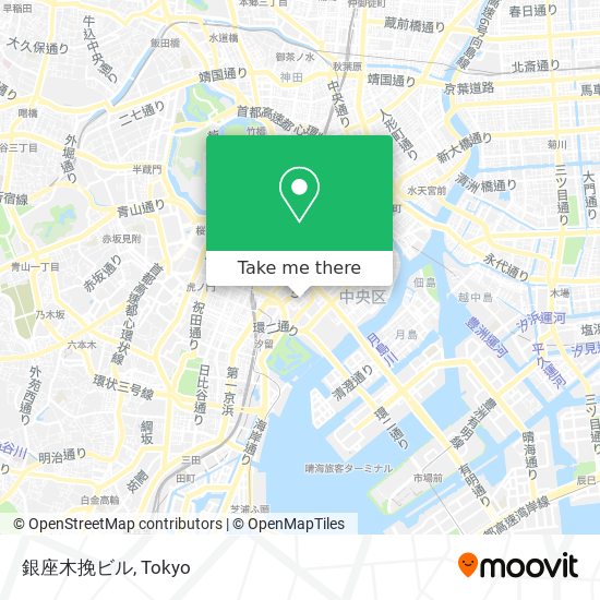 銀座木挽ビル map