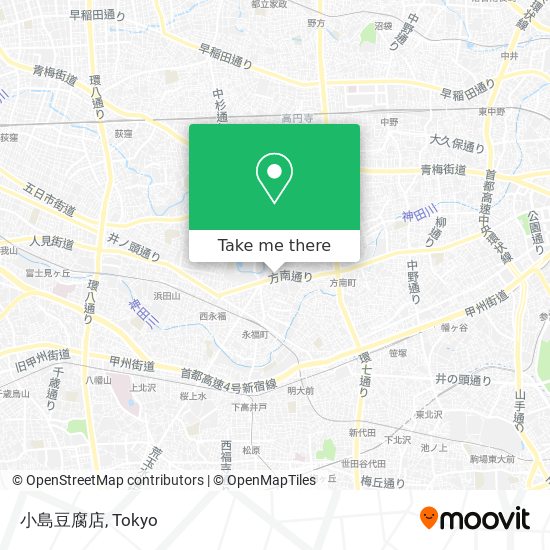 小島豆腐店 map