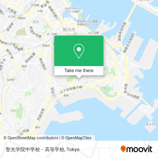 聖光学院中学校・高等学校 map