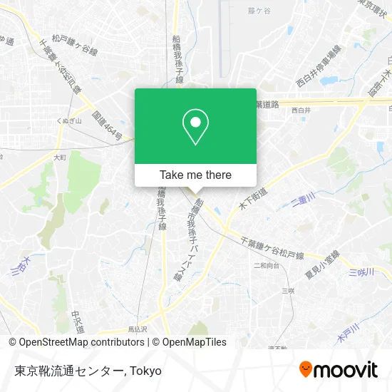 東京靴流通センター map