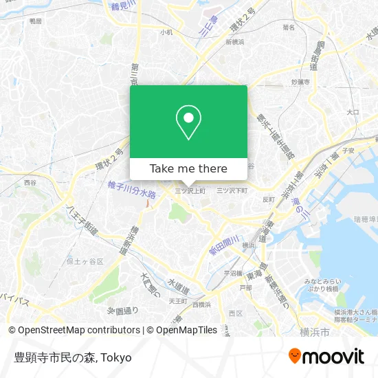 Toyoaki Temple Citizens Forest map