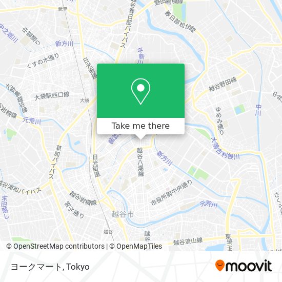 How To Get To ヨークマート In 越谷市 By Bus Or Metro