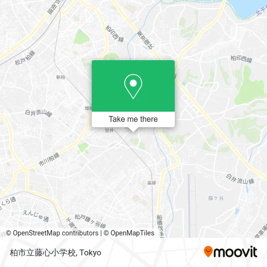 柏市立藤心小学校 map